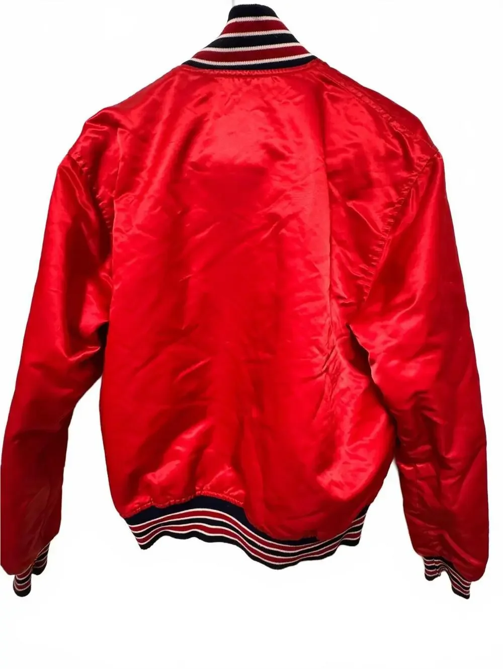 Vintage 90s Starter Diamond Collection St Louis Cardinals Satin Jacket Red M